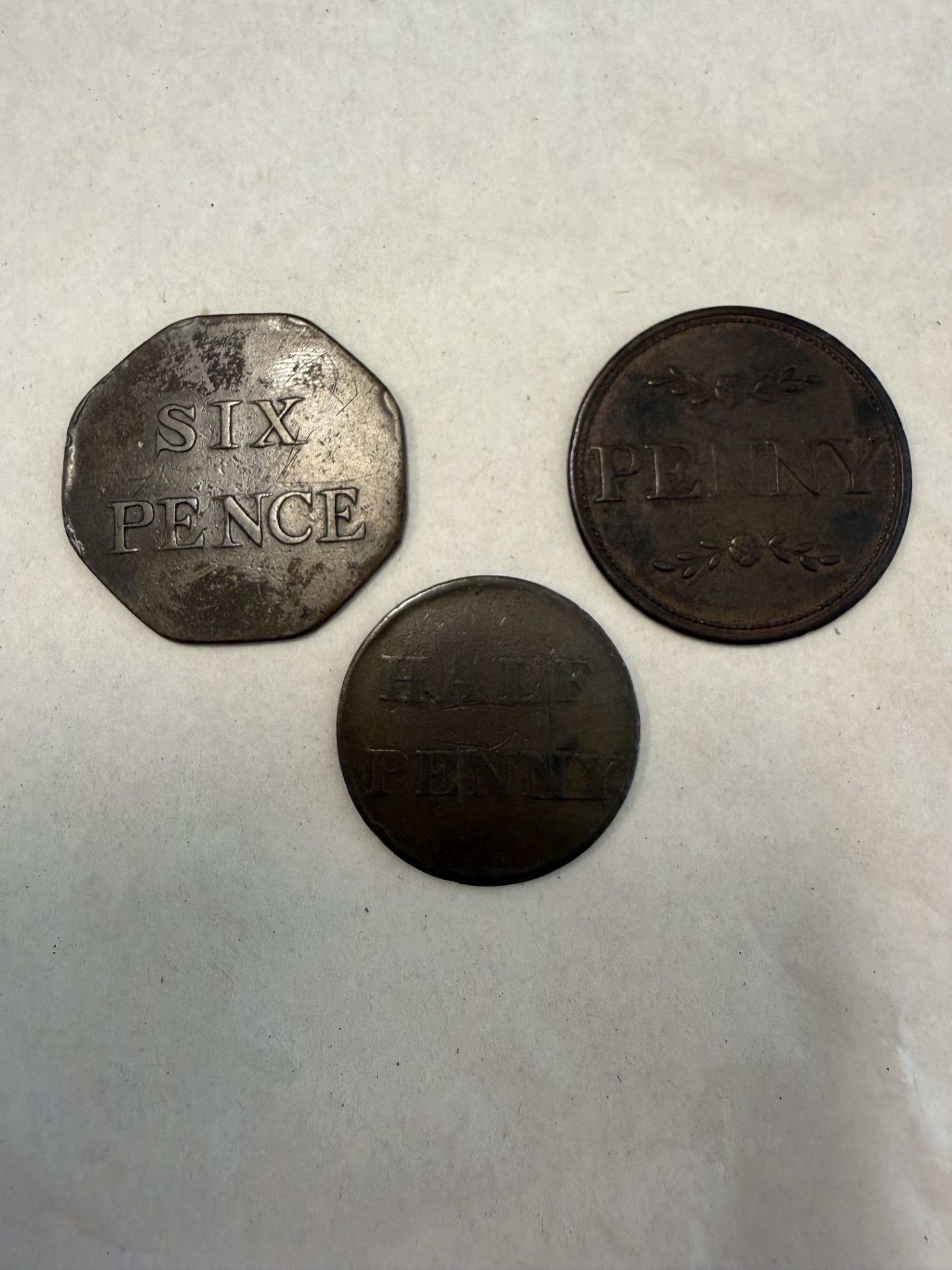 A Set of Housey Money: Halfpenny, Penny and the Scarce Sixpence