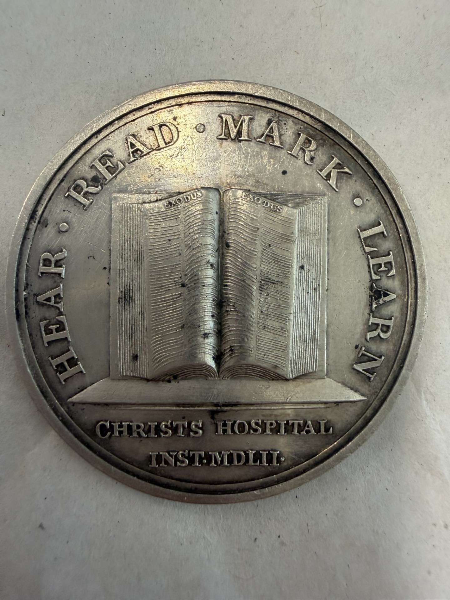 Silver Marker's Medal Awarded to Richard Waller Bates, 1846